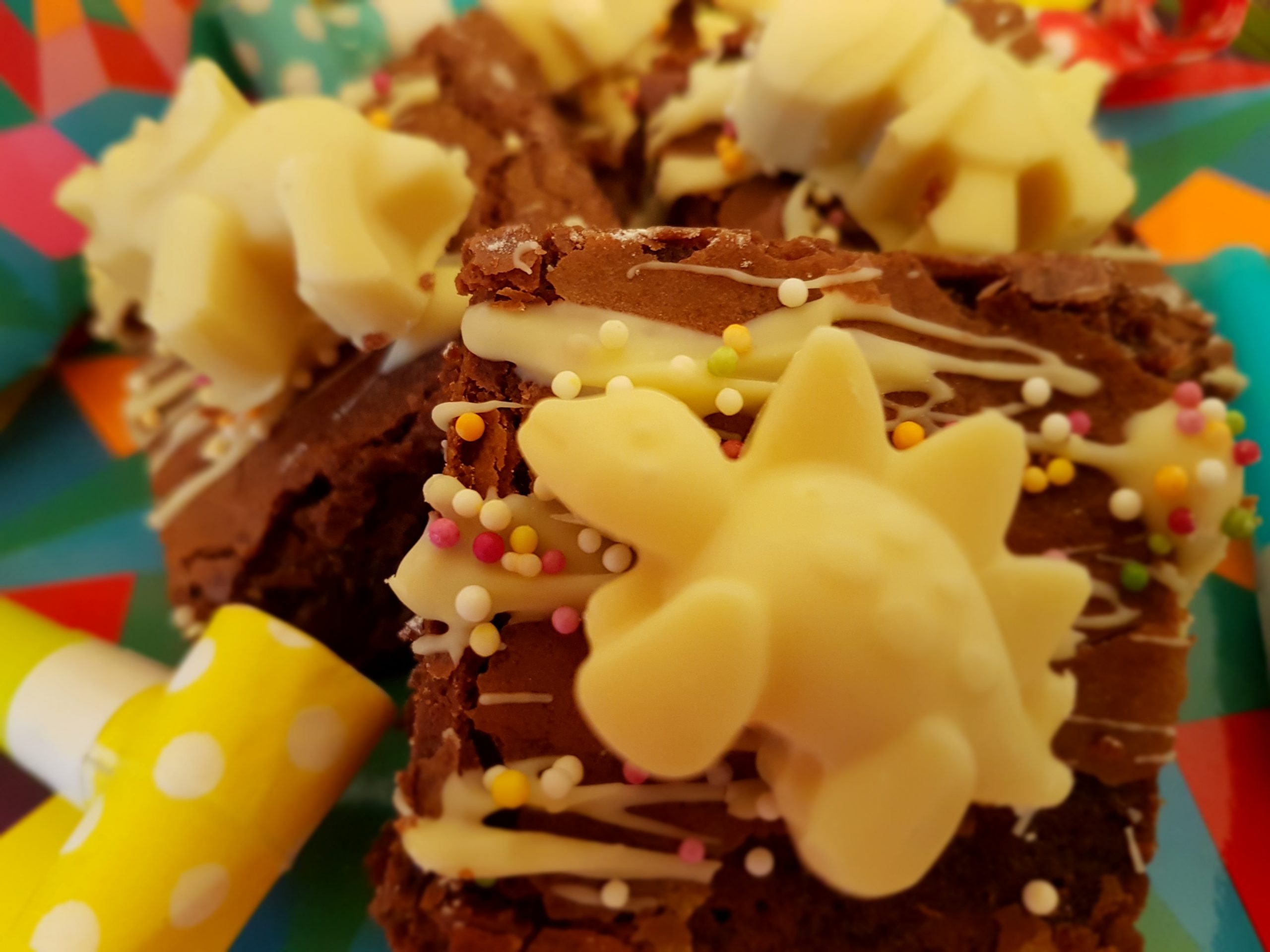 Dinosaur Party Brownie Bites