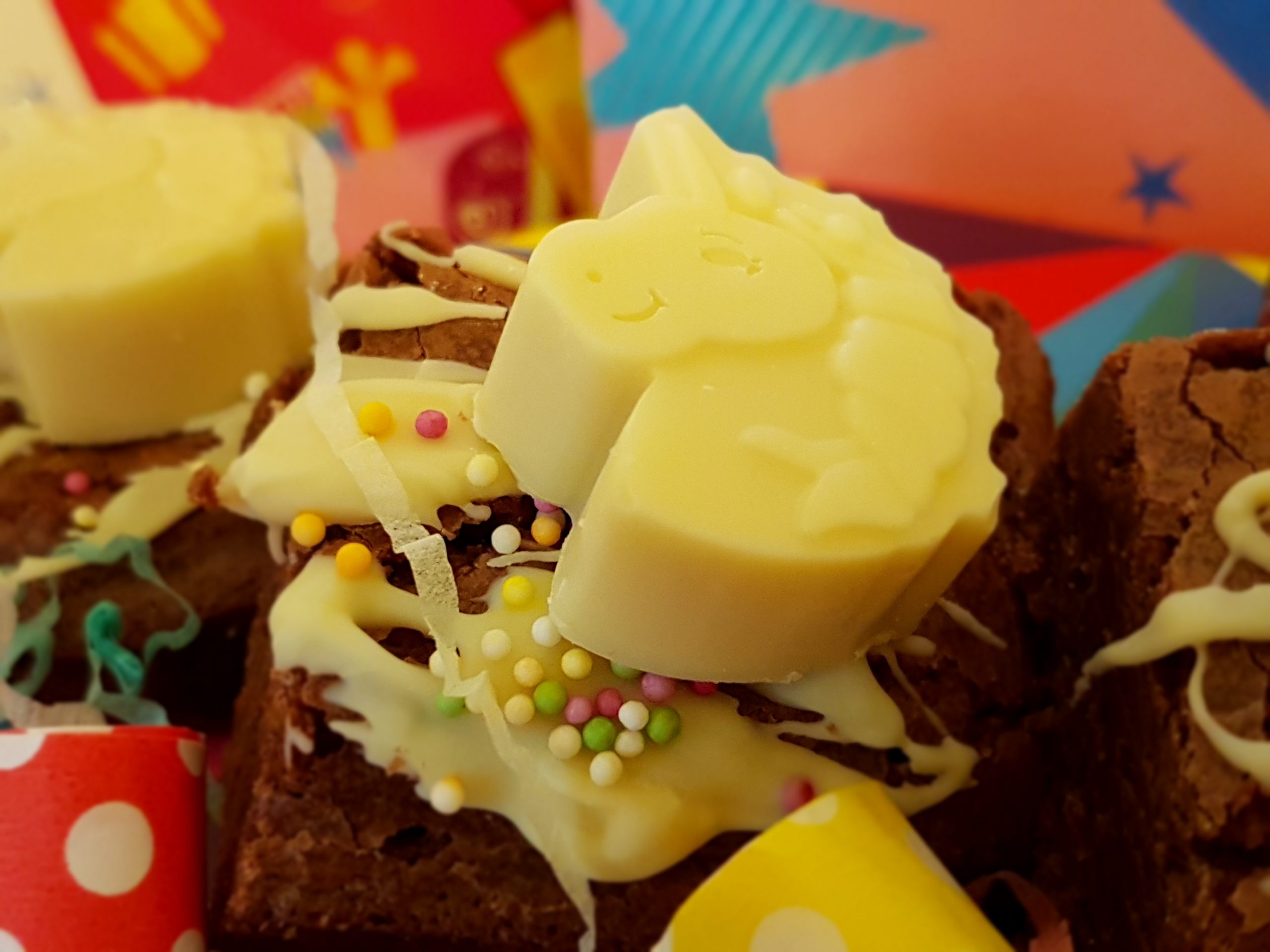 Unicorn Party Brownie Bites